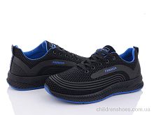 Кроссовки 197-144 black-blue Violeta / p. 40-45 / 8пар