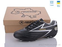 Футбольная обувь DMB24127-2 black-gold Restime / p. 41-45 / 8пар