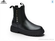 Ботинки 0025-009 black Jibukang / p. 36-41 / 6пар