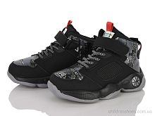 Кроссовки L204 black-grey Clibee-ShoSho / p. 32-37 / 6пар