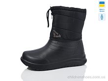 Сапоги из пены D391-1A чорний Inblue / p. 37-41 / 6пар