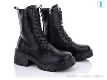 Ботинки 197-30 black Violeta / p. 36-40 / 8пар