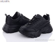 Кроссовки C01-1 black Ailaifa / p. 36-41 / 6пар
