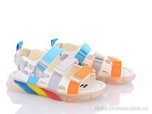 Сандалии PL16(CB18122) orange-grey-blue Violeta / p. 32-37 / 6пар