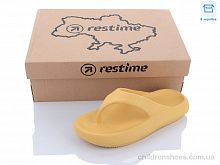 Шлепки TWL22272 yellow Restime / p. 35-39 / 24пар