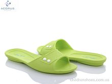 Шлепки Кредо 107 зеленый Acorus / p. 36-41 / 10пар