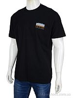 Футболка 3188-8 black Мир / p. 3XL-6XL / 4пар