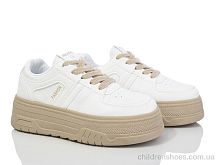 Кроссовки 176-44 white-beige Violeta / p. 36-40 / 8пар