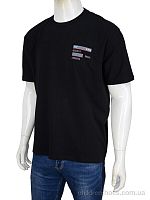 Футболка 3188-26 black Мир / p. 3XL-6XL / 4пар