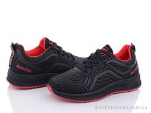 Кроссовки 197-143 black-red Violeta / p. 36-41 / 8пар