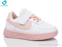 Кроссовки 40-4 біло-рожевий (11.5-13.5 см) Comfort-baby / p. 16-20 / 7пар