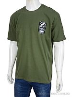 Футболка 3188-40 green Мир / p. 3XL-6XL / 4пар