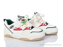 Кроссовки G41(Z1971) white-green Violeta / p. 32-37 / 5пар