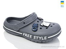 Кроксы N329 т.сірий Lot Shoes / p. 33-36 / 8пар