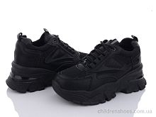 Кроссовки 20-1001-1 black Violeta / p. 36-41 / 8пар