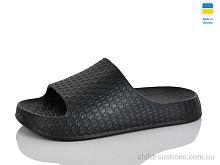 Шлепки 119  чорний Lot Shoes / p. 36-41 / 8пар