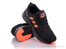 Кроссовки MB06(H106) black-orange Violeta / p. 40-44 / 8пар