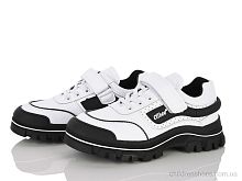Кроссовки LC100 white-black Clibee-ShoSho / p. 32-37 / 6пар