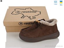 Туфли AWZ26807 brown Restime / p. 36-40 / 8пар