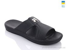 Шлепки 137 черный Крок / p. 41-46 / 8пар