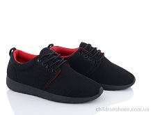 Кроссовки 4-308 black-red Violeta / p. 36-40 / 6пар