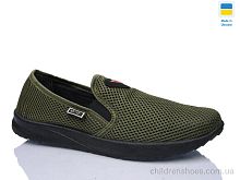 Слипоны 6-144 хакі DeMur / p. 40-45 / 10пар