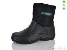 Сапоги из пены 2027-1 чорний CAP / p. 36-41 / 8пар